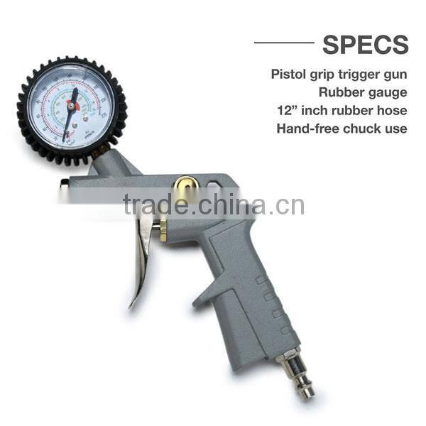 Air Inflator with 2-inch Pressure Gauge