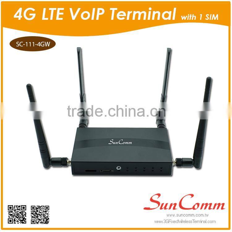 SC-111-4GW VoIP Terminal All-In-One with 4G 1SIM, 1 port FXS + 1 port FXO & WIFI AP