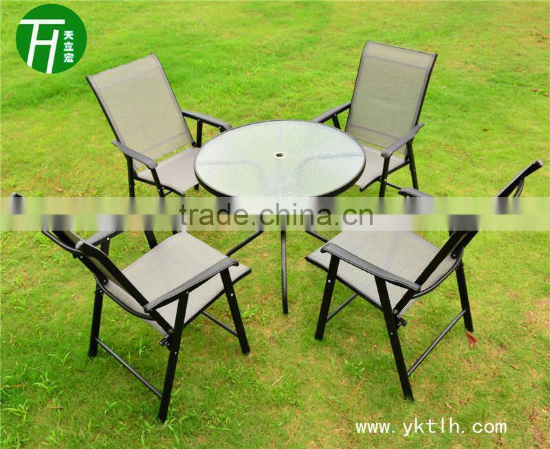 Outdoor Tempered Glass Dining Table