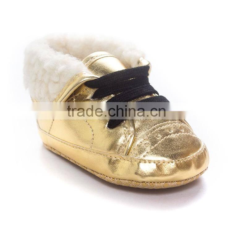 Wholesale shoes for kids high quality soft sole warm baby boots shoes for winter