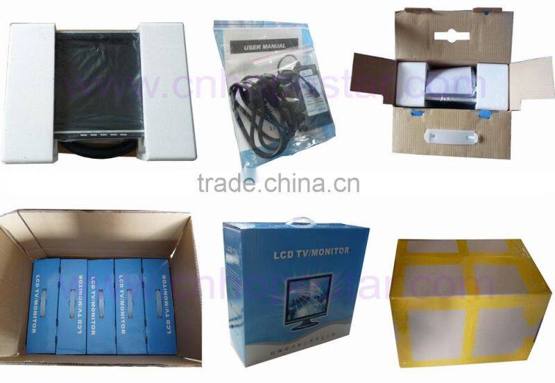 Square size vesa desktop 14inch cheap lcd tv with vga hdmi usb av tv