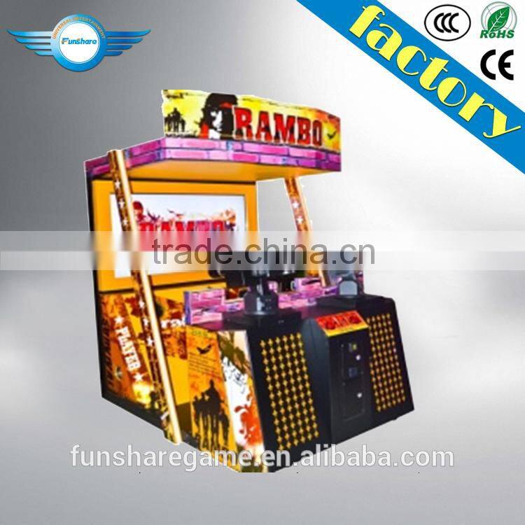 2015 Shooting Game Machine Rambo Arcade Machine Electronic Shooting Game