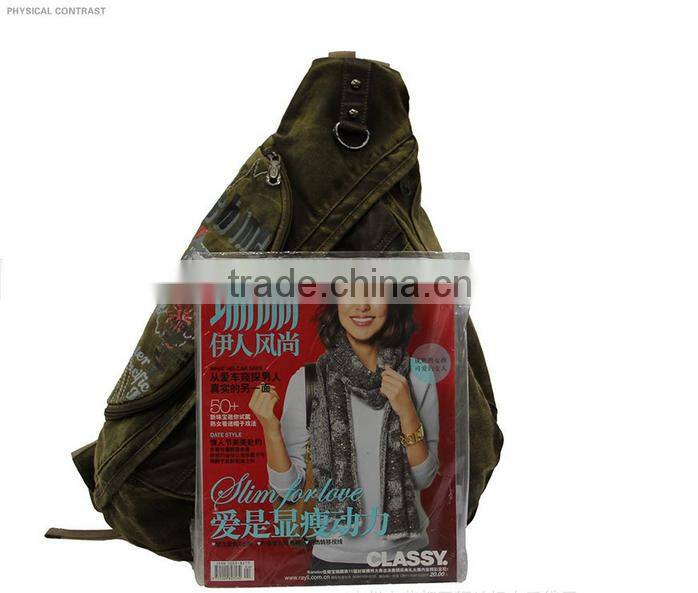 Factory directly wholesale canvas army green tactical messenger bag for sale