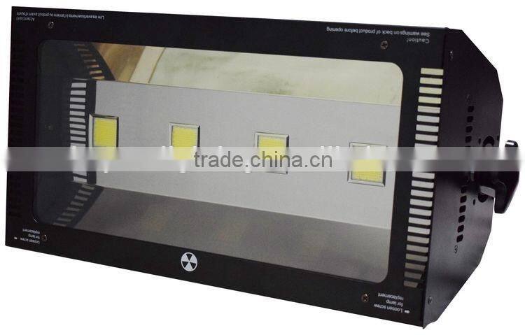 FORYOU 400W Pro Stage Disco DJ Nightclub Show DMX512 Dimmer 3-pin & 5-pin 4pcs 100W Cool White LED Strobe Light