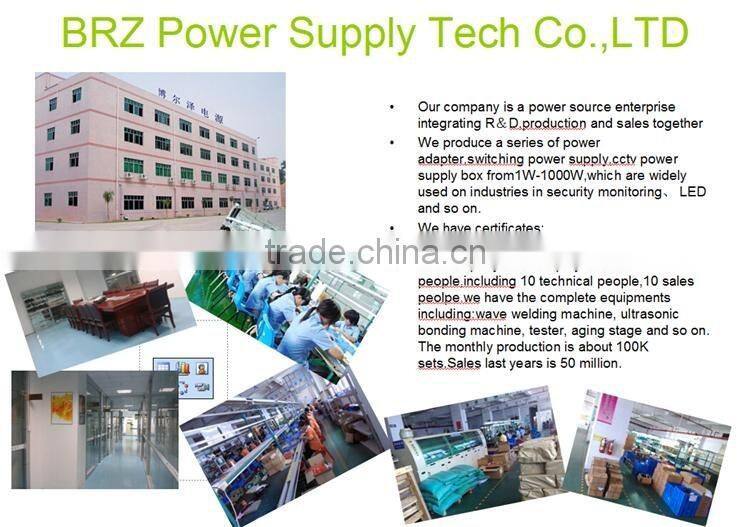 Single output 12v20a cctv switching power supply