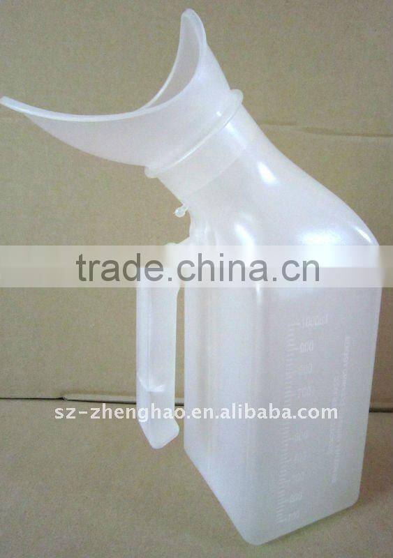 1000ml Custom Male Plastic Urinal With Hanging Cap