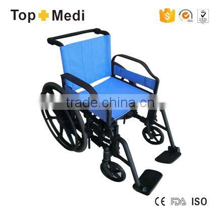 Full plastic light weight hospital wheelchair