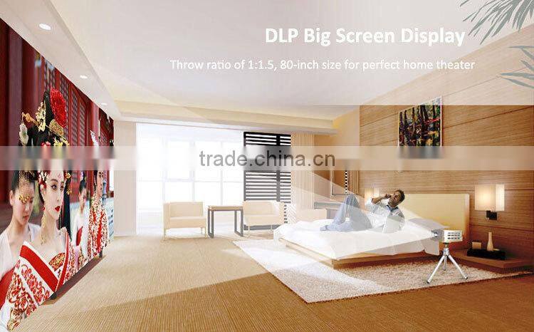 2015 Fashinable Portable Theater Wireless Outdoor Camping Dlp Link 3d Home Theater 4K full hd 3d led projector