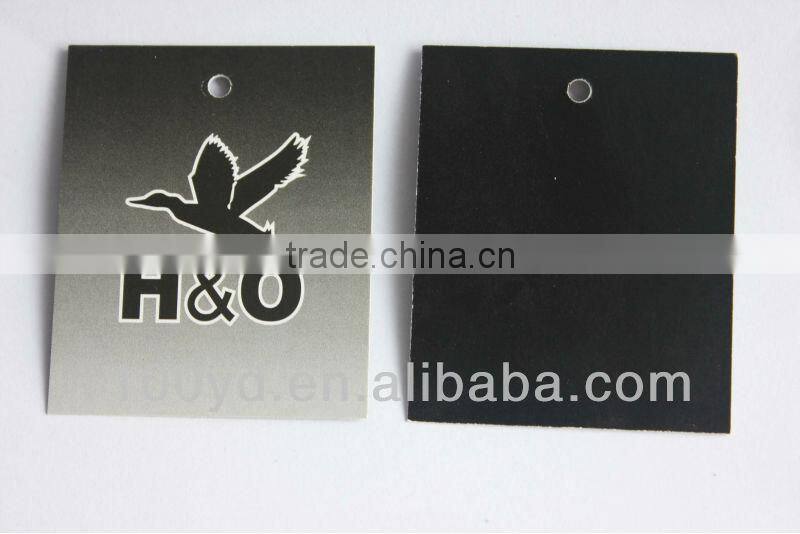Tags clothes gold foil hang tag jeans label printing