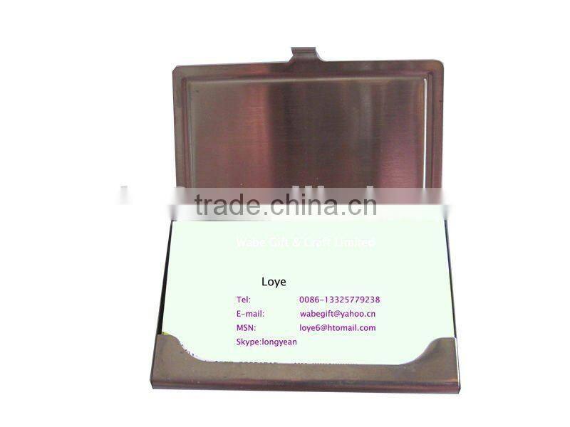 promote metal card holder, exquisite cardcase manufacturer