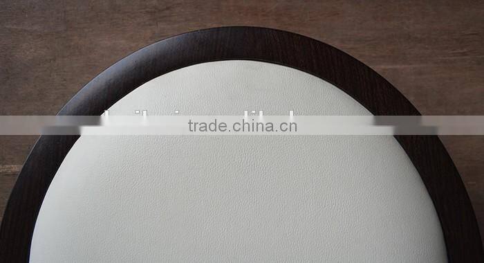 5 pcs Stacking Round Back Wood Imitation Hotel Chair