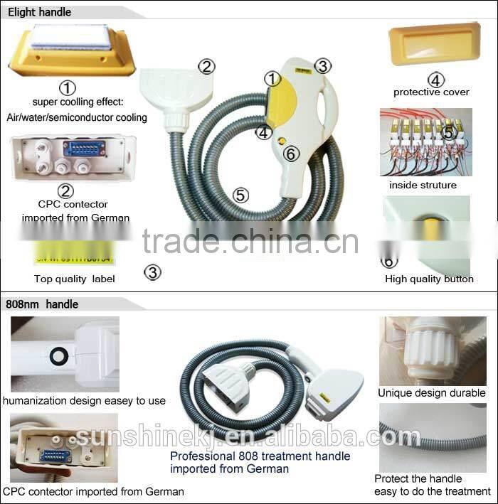 2015 New vertical diode laser 808nm software