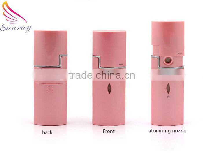 Christmas gift economic handle home use portable mini personal humidifier facial sauna equipment