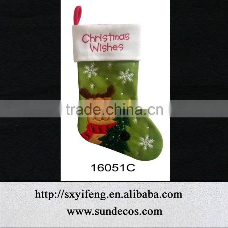 handmade toddler christmas socks for christmas decoration