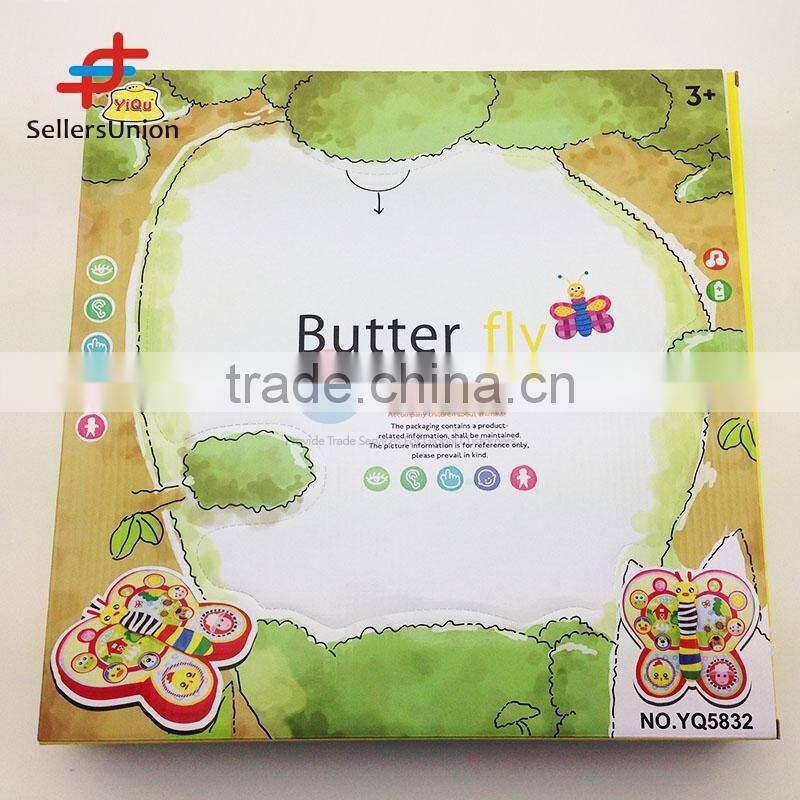 2016 No.1 Yiwu agent hot sale commission sourcing agent Best selling butterfly shaped toy babay toy wrapped with cloth