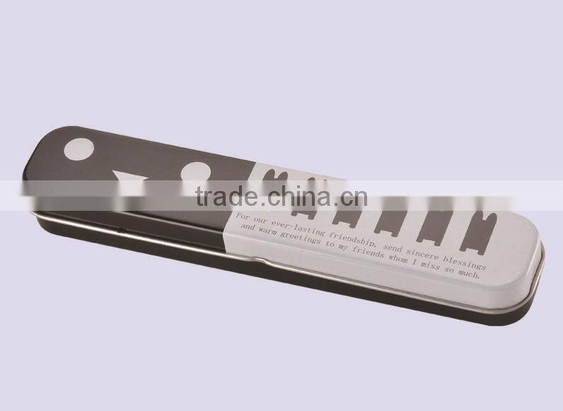high quality hot selling tin pencil case tin case for pencil
