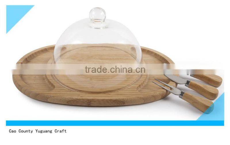 high quality natural healthy wooden food plate,wooden tray