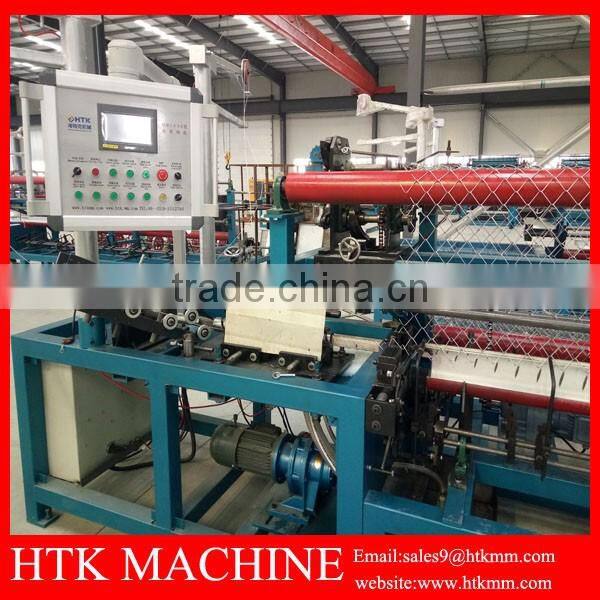 2m-6m Width Fully Automatic Chain Link Fence Making Machine/Diamond Wire Mesh Machine