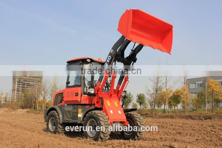 Er10 (1.0Ton) Mini Front End Loader with Hydraulic Pallet Forks