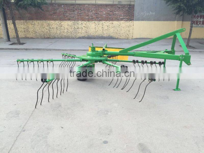 3 points of suspension rotary wheel hayrake used for farm
