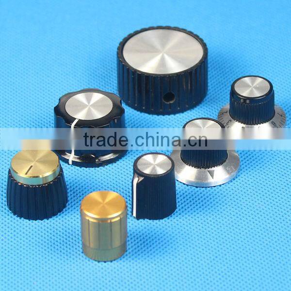 plastic slide potentiometer knob with sharp corner