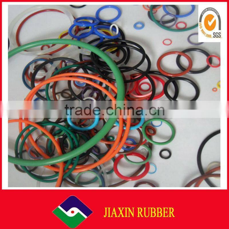 Wholesale Cheap various Colore size silicone rubber o ring with high quality