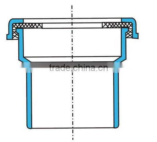 UPVC W.C Pan connector (morf) DIN