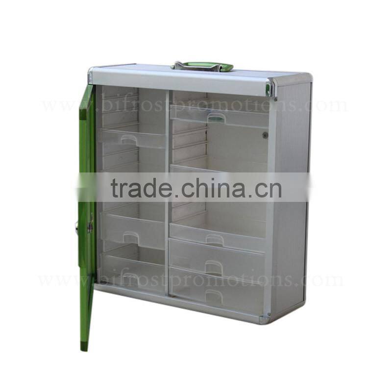 Communal Aluminum First Aid Kit Metal Wall Mounted First Aid Box