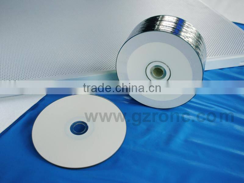 Top selling grade A+ white inkjet printable 700mb cd-r