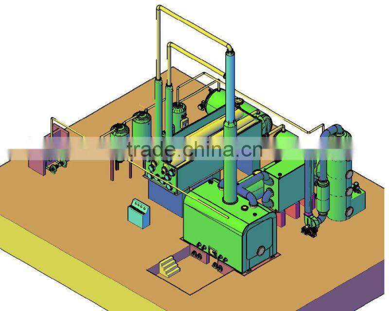 2016 New Style Distillation Type (Vehicle ) Oil Refining Machinery For Waste oil, Crude Oil ,Pyrolysis oil To Diesel