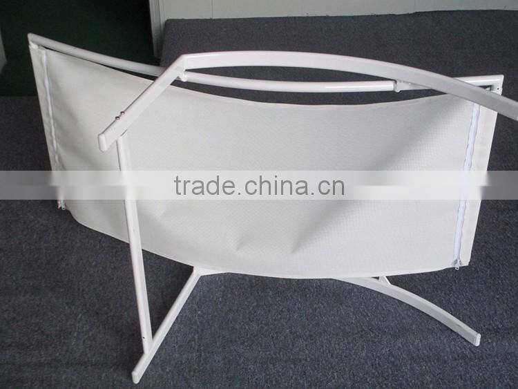 Outdoor Furniture Stackable Aluminium Mesh Lounge Chair