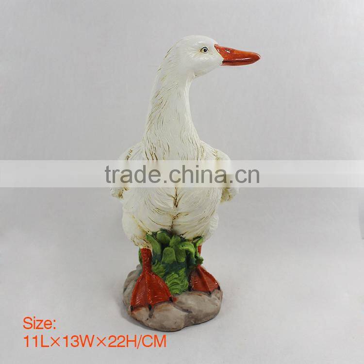 Resin garden decor goose statue