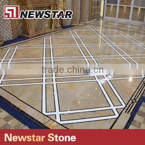 Newstar fantastic marble waterjet medallion