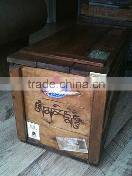 Retro Steamer Travel Storage Trunk