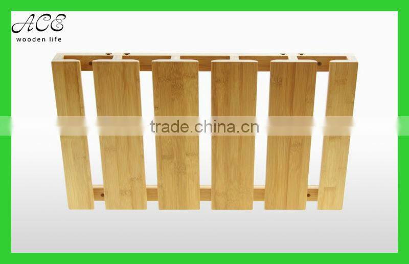 Custom bamboo wine holder Bamboo wall wine holder Bamboo wall beer holder
