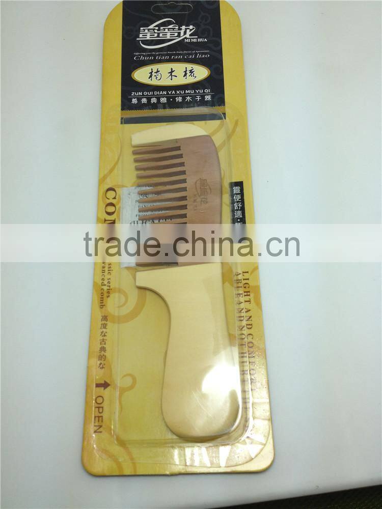 100% Nature Nanmu Wooden Combs 17.5*4.8