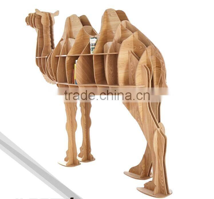 Home decoration High Quality Wooden DIY Camel Display end Table