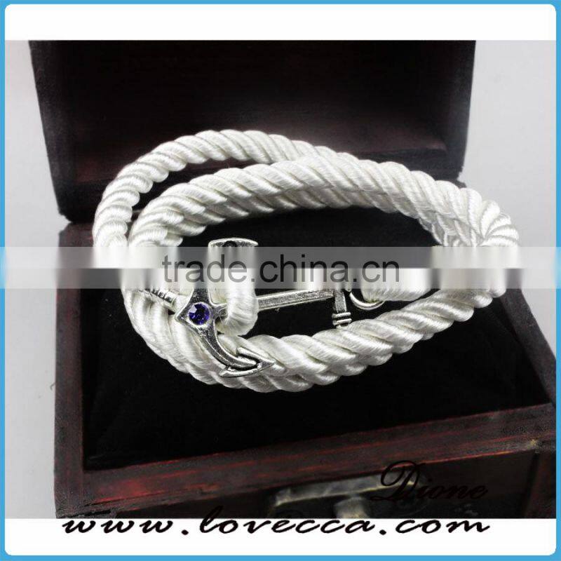 Fashion Beautiful Cute Anchor Bracelets for Men