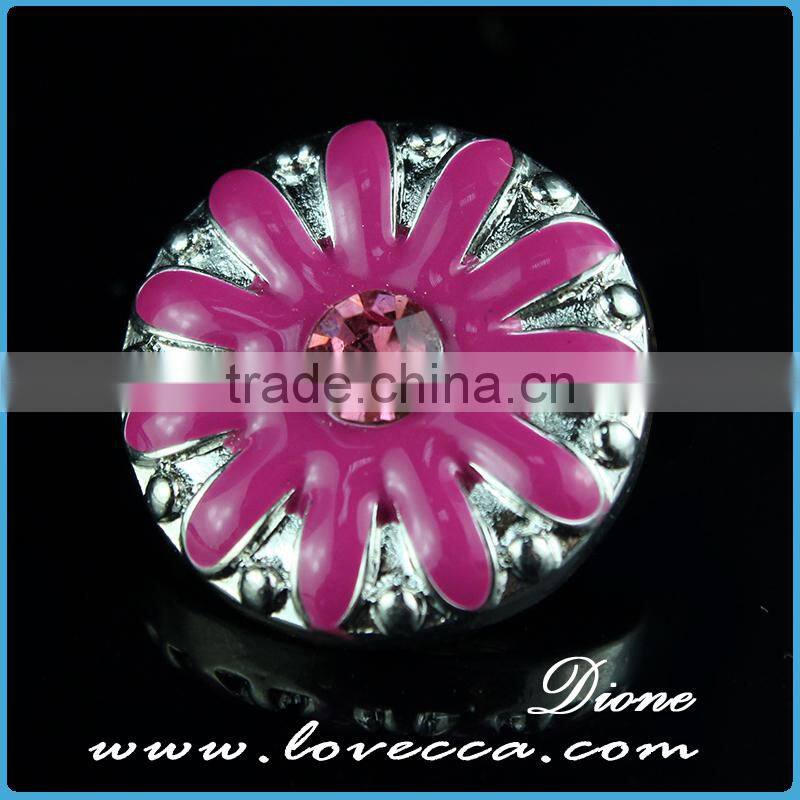 Hot Sale Crystal Beaded Jewelry button interchangeable jewelry