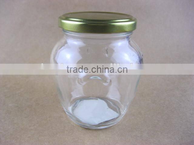 250ml glass jar glass jam jar glass honey jar with tin lid
