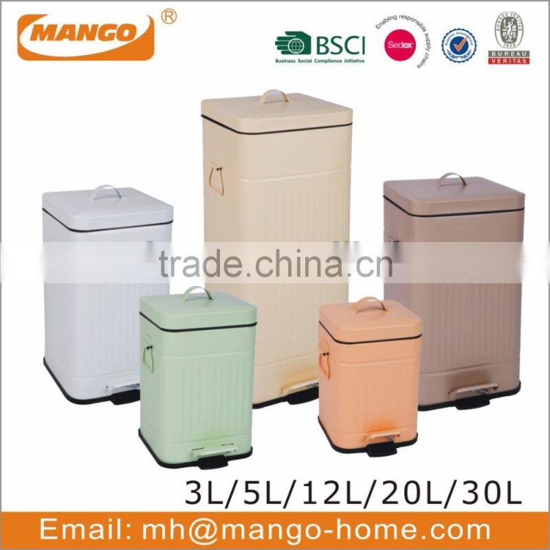 Fashion Stainless Steel Pedal Trash Bin
