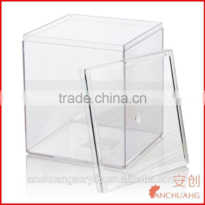 Acrylic Box/Case Plastic Container with Removable Lid
