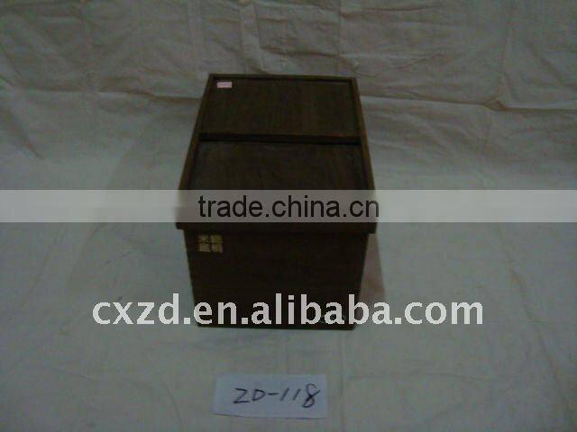 China best wood rice box for storage rice