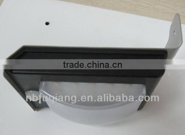 FQ-505 Led garden through the wall sensor lights outdoor wall mounted solar sensor lights