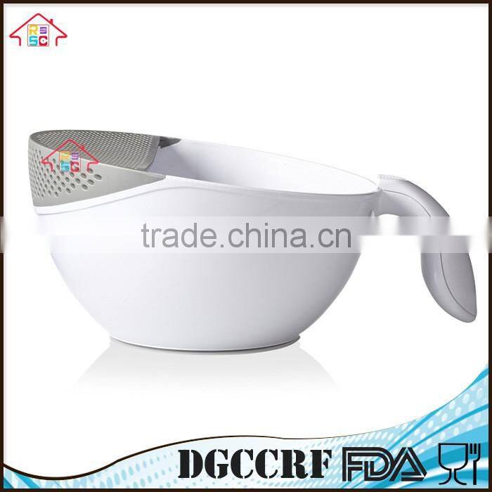 NBRSC Creative 2-in-1 Washer Soak & Strainer Washing Bowls Multifunctional Kitchen Gadgets Colanders