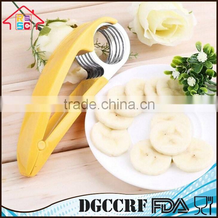 NBRSC Banana Cutter Slicer Chopper Cucumber Sausage Fruit Salad Peeler Kitchen Tool