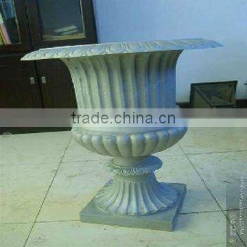cast iron flowerpot, garden flowerpot, decorative flowerpot