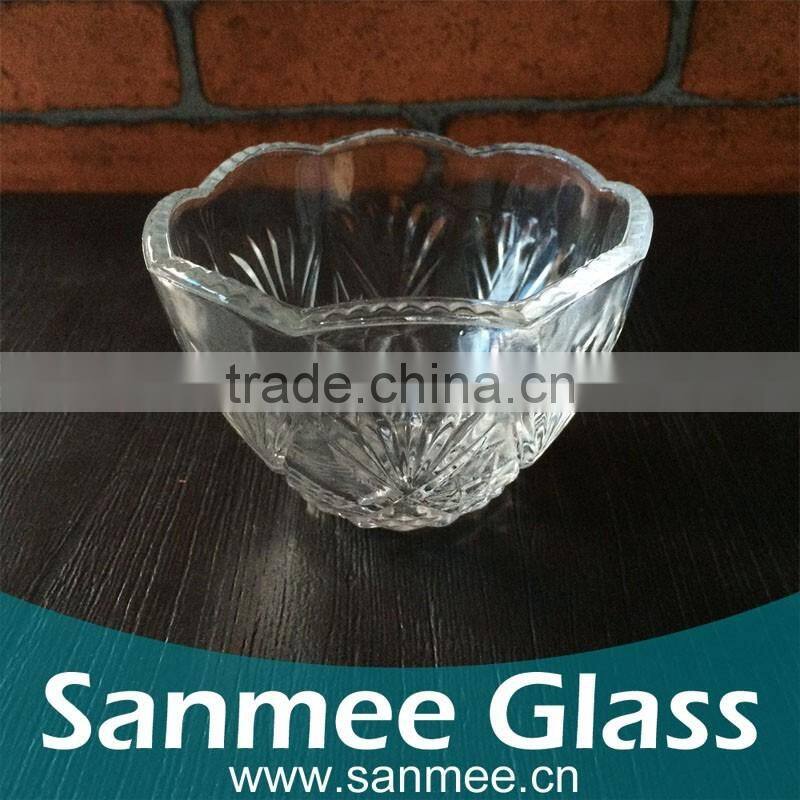 Small Pentagram Pattern Candle Holder Glass for Sale