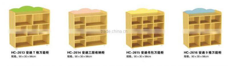 (HC-4812) Cheap used double school desk and chair