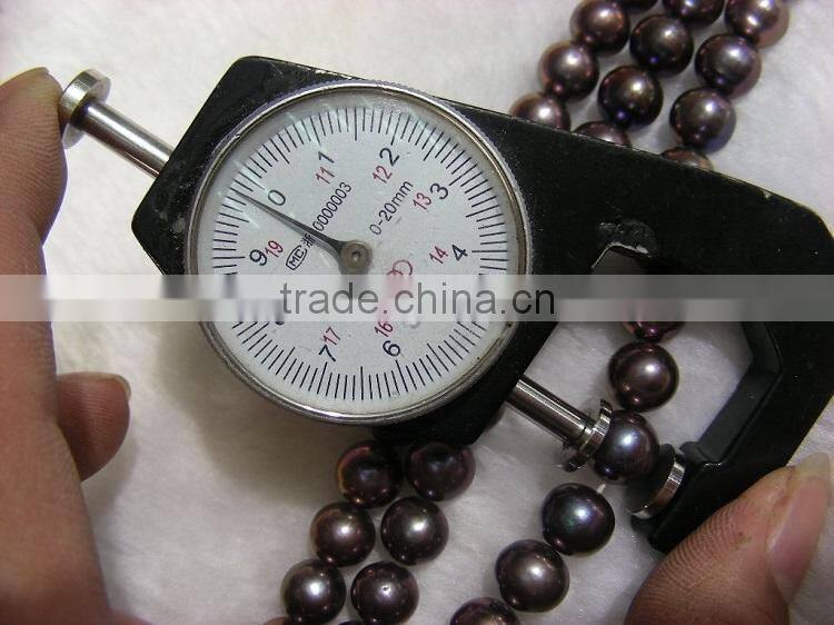 9-10 mm brown freshwater pearl strand